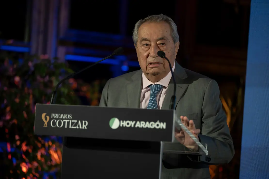 Miguel Carreras en los Premios Cotizar.
