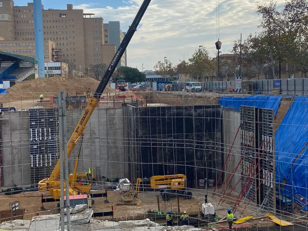 Obras de la Nueva Romareda 2