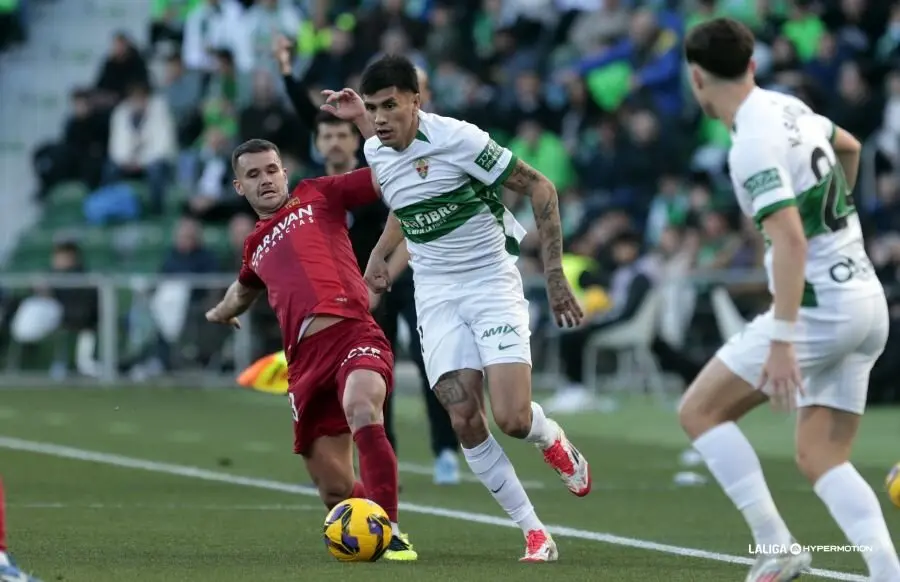 Elche-Real Zaragoza / LFP