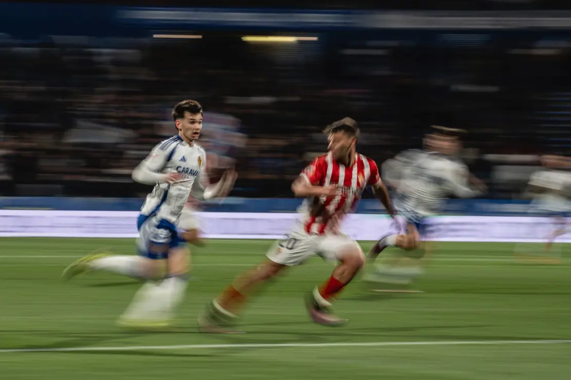 REAL ZARAGOZA-SPORTING. / MARCOS CEBRI&Aacute;N