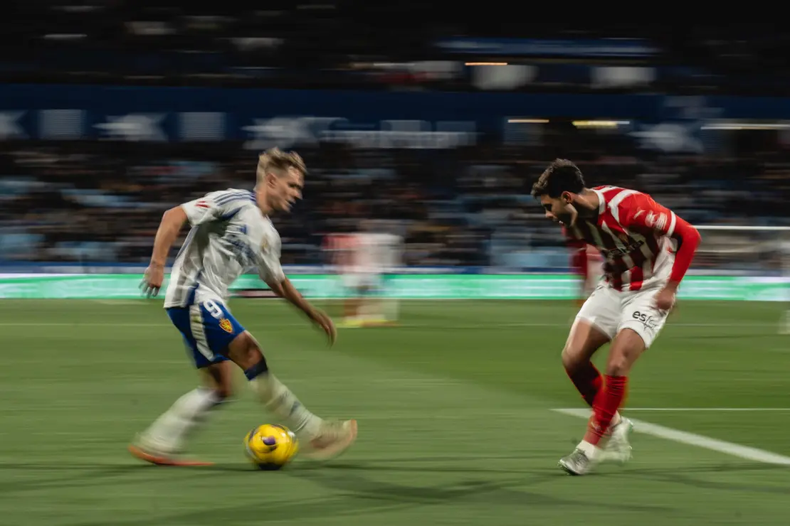 REAL ZARAGOZA-SPORTING. / MARCOS CEBRI&Aacute;N