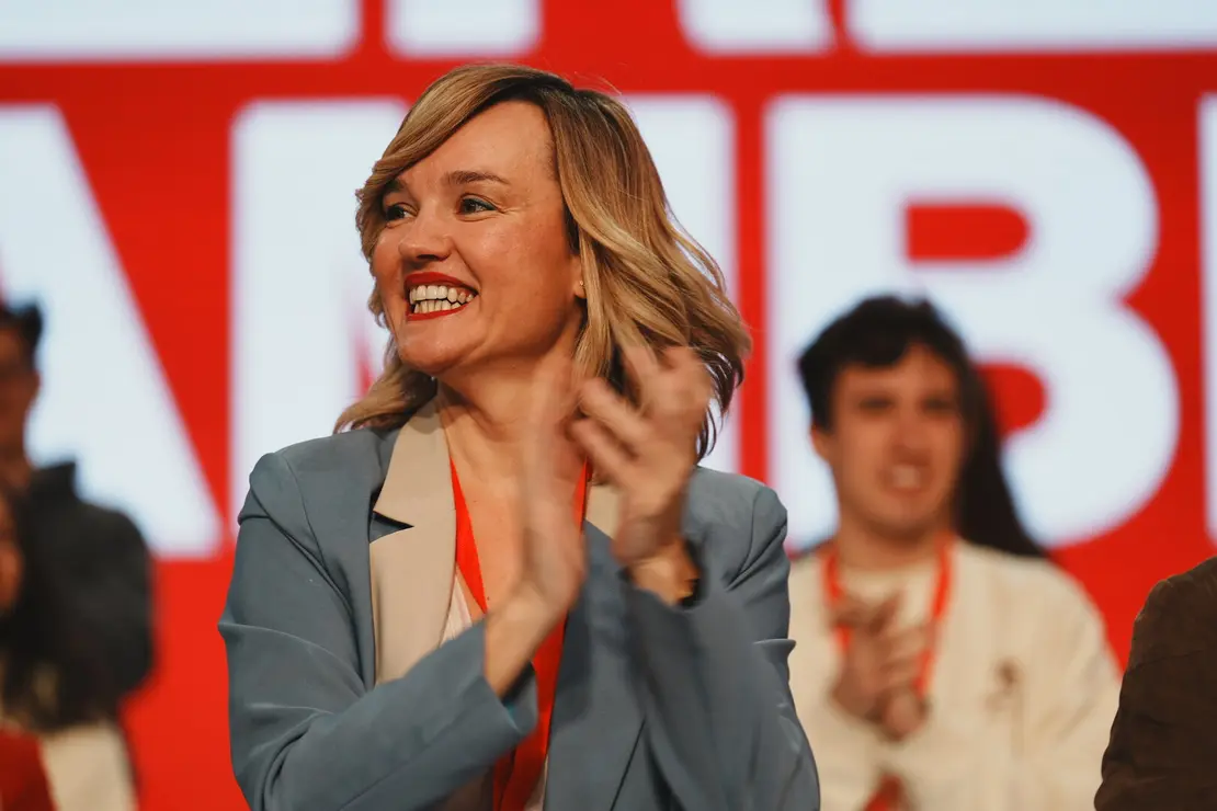 Pilar Alegr&iacute;a en el congreso del PSOE / HOY ARAG&Oacute;N