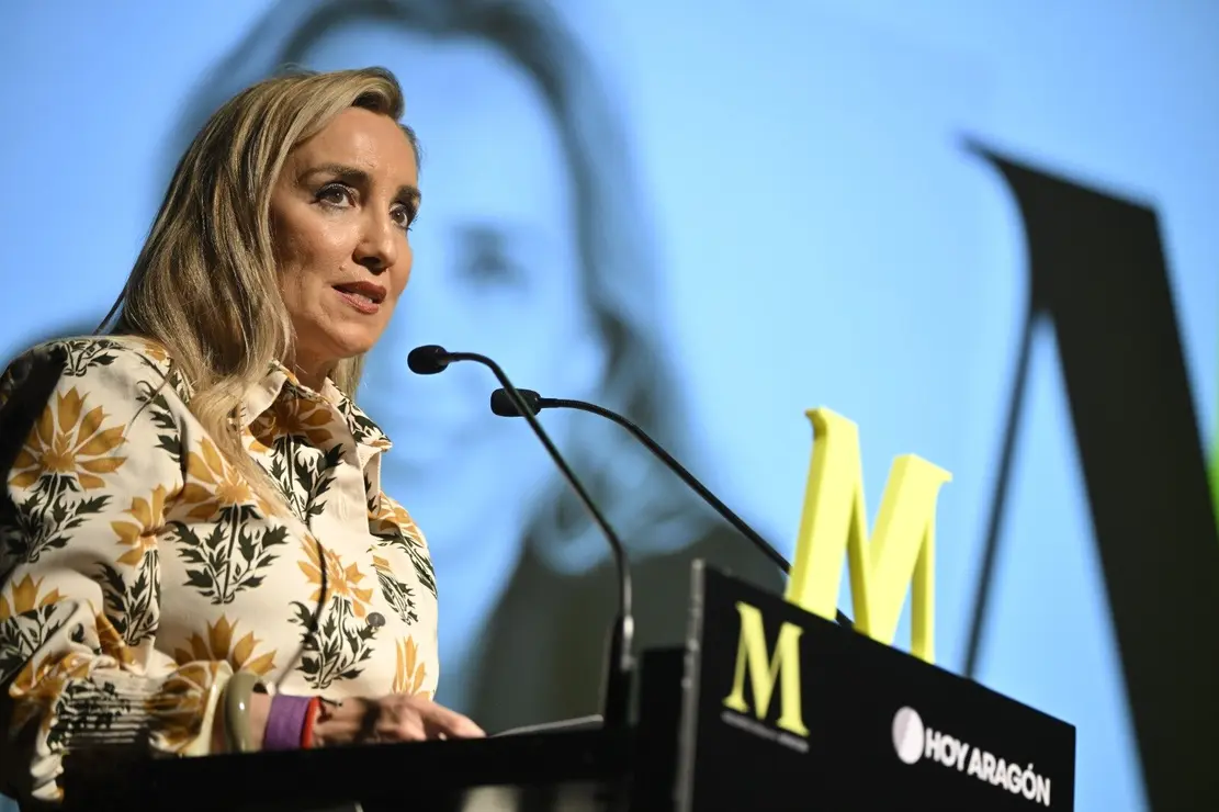 Ana Robledo en la gala de los Premios Mujeres Influyentes de Arag&oacute;n. /Marcos Cebri&aacute;n para HOY ARAG&Oacute;N