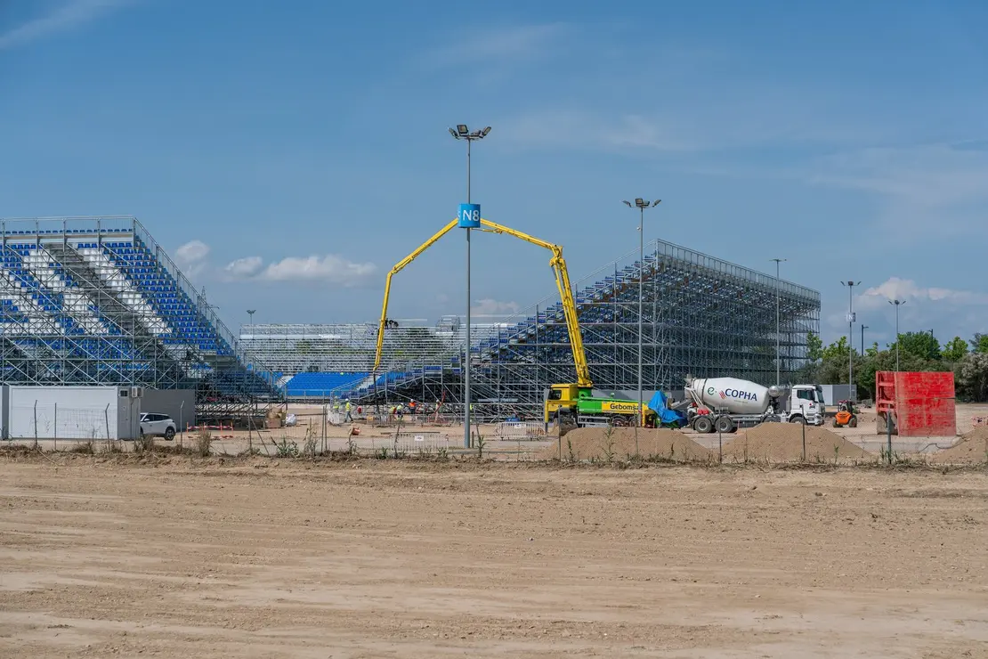 Obras del Estadio Modular del Real Zaragoza / &Aacute;lvaro Calvo