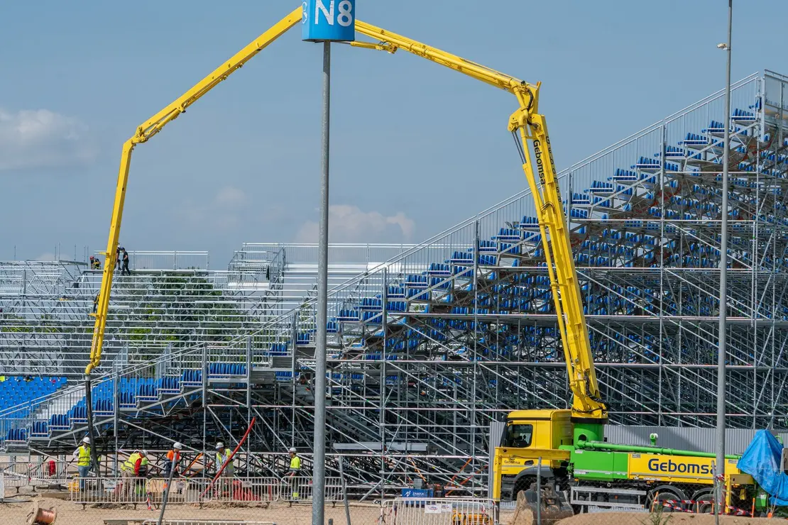 Obras del Estadio Modular del Real Zaragoza / &Aacute;lvaro Calvo