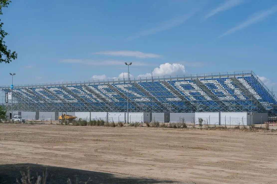 Obras del Estadio Modular del Real Zaragoza / &Aacute;lvaro Calvo