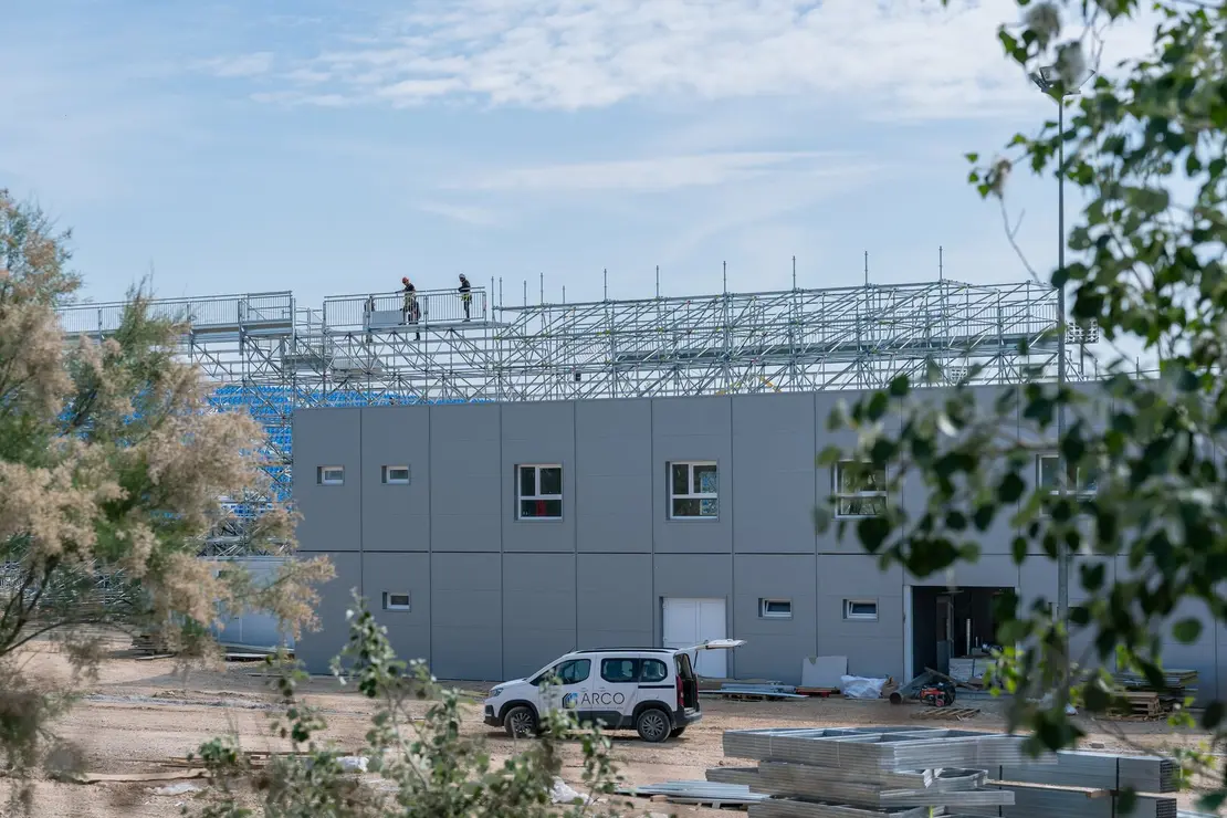 Obras del Estadio Modular del Real Zaragoza / &Aacute;lvaro Calvo