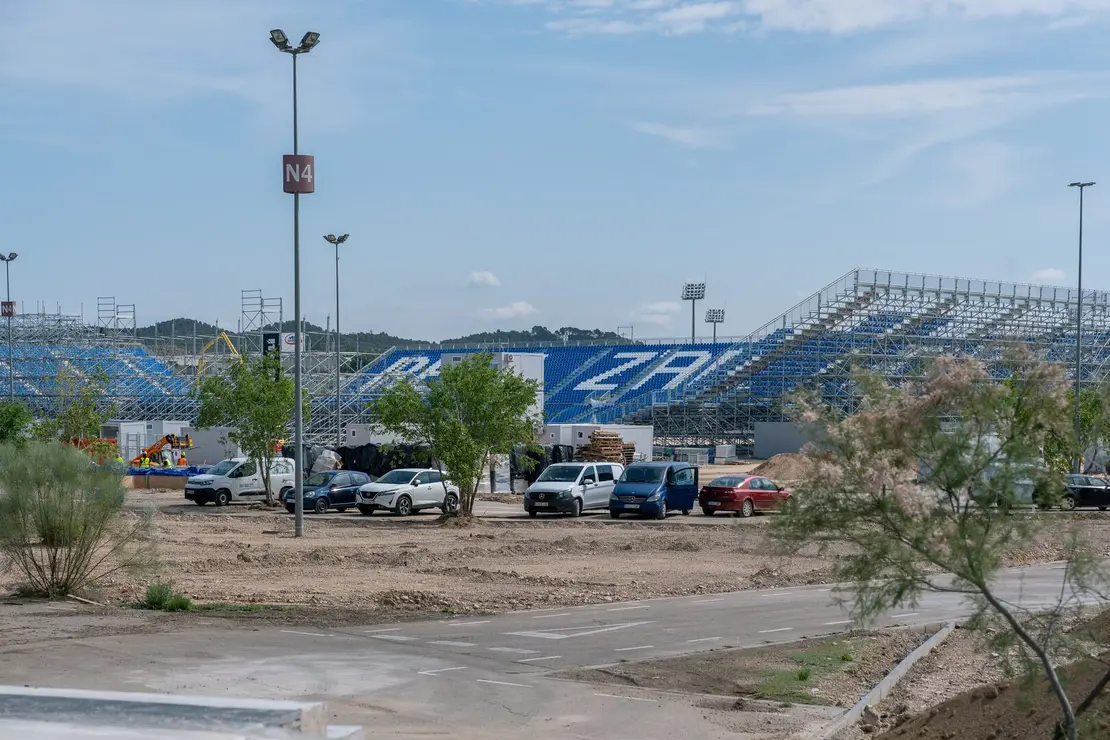 Obras del Estadio Modular del Real Zaragoza / &Aacute;lvaro Calvo