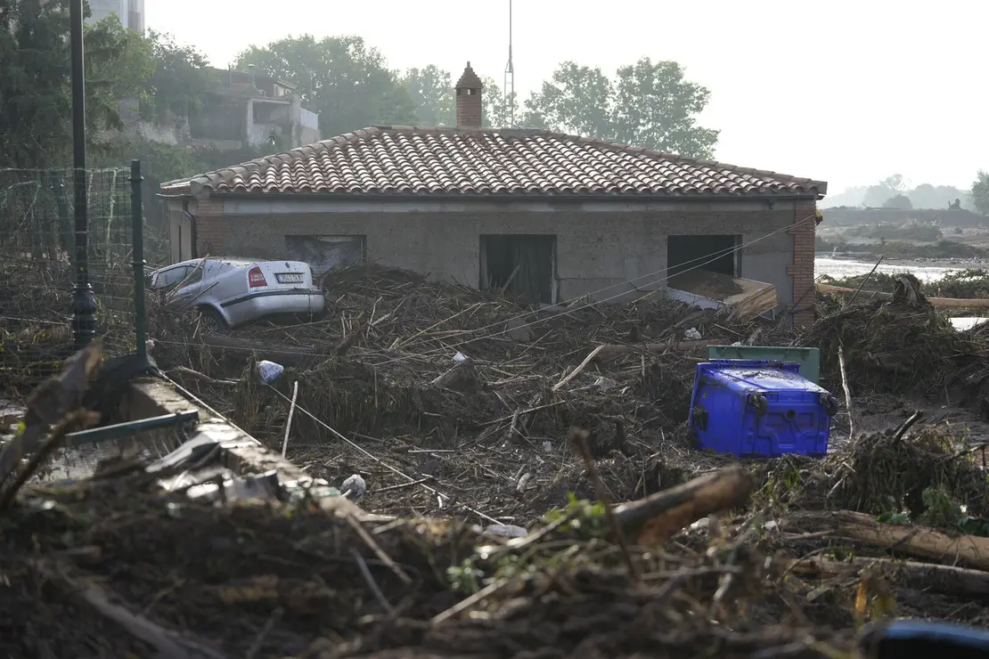 Imagen de la riada ocurrida el viernes. / &Aacute;lvaro Calvo