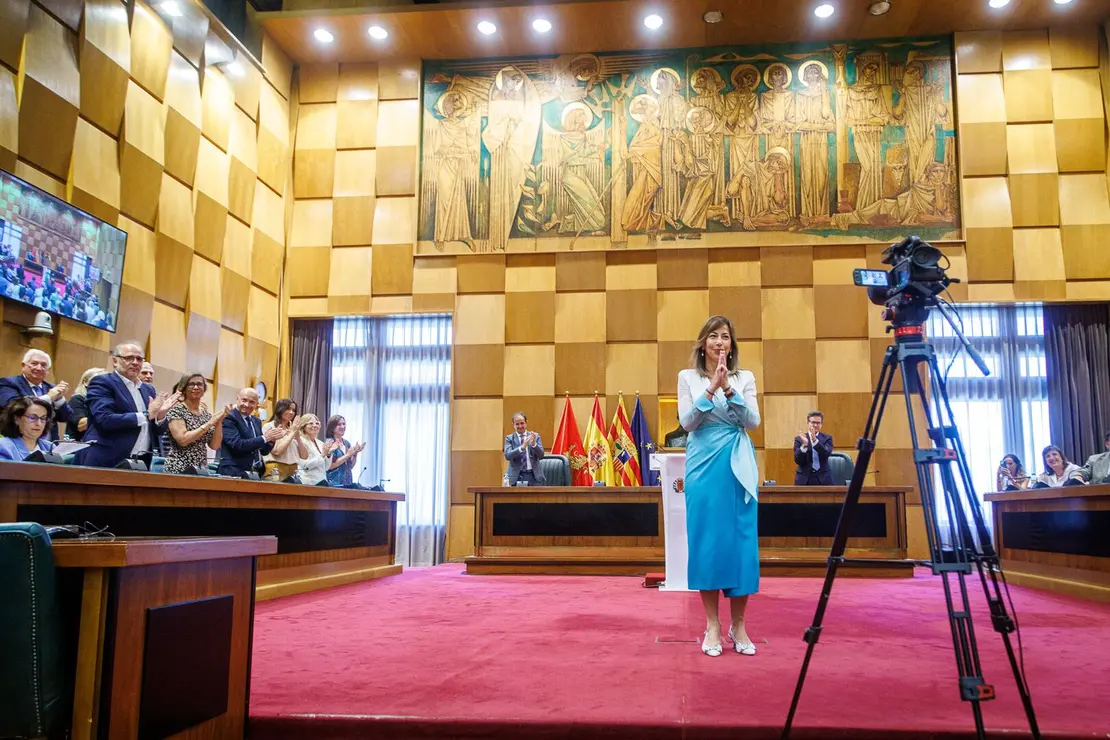La alcaldesa de Zaragoza, Natalia Chueca. / AZ