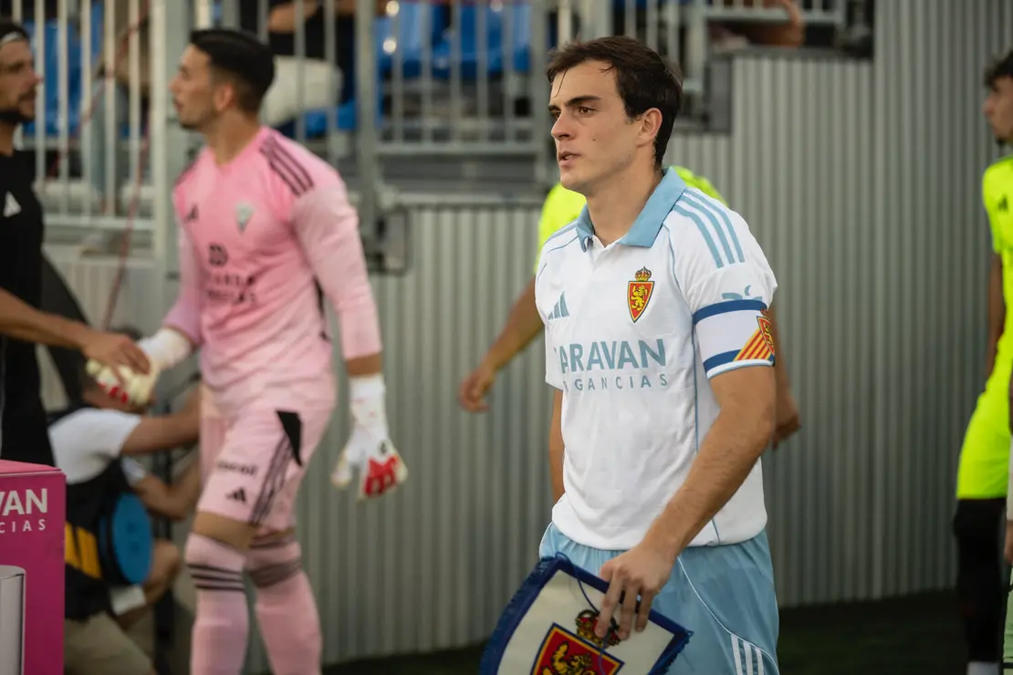 Francho, capit&aacute;n del Real Zaragoza / Marcos Cebri&aacute;n