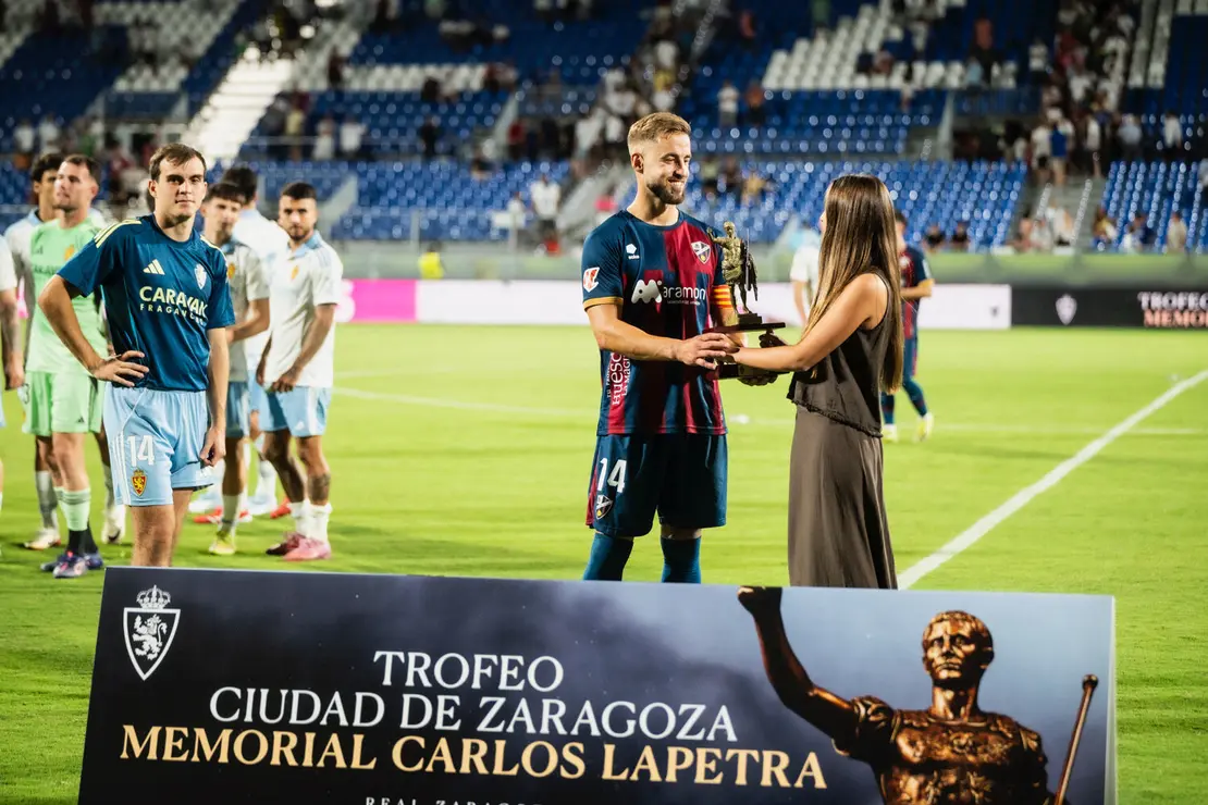 Mejores im&aacute;genes del Real Zaragoza - SD Huesca en el Memorial Carlos Lapetra / Marcos Cebri&aacute;n