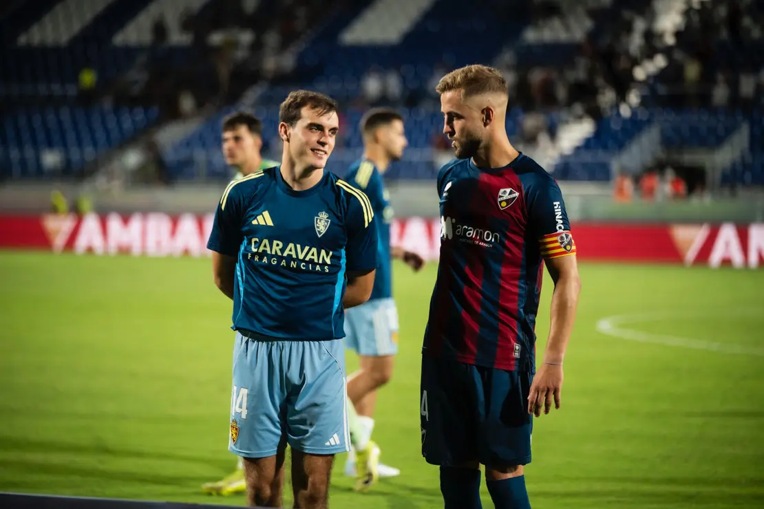 Mejores im&aacute;genes del Real Zaragoza - SD Huesca en el Memorial Carlos Lapetra / Marcos Cebri&aacute;n