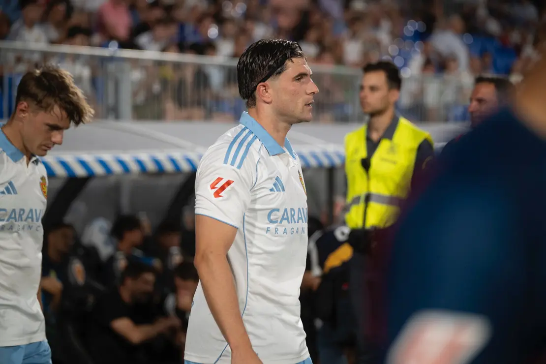 Ra&uacute;l Guti durante el Real Zaragoza - SD Huesca en el Memorial Carlos Lapetra / Marcos Cebri&aacute;n