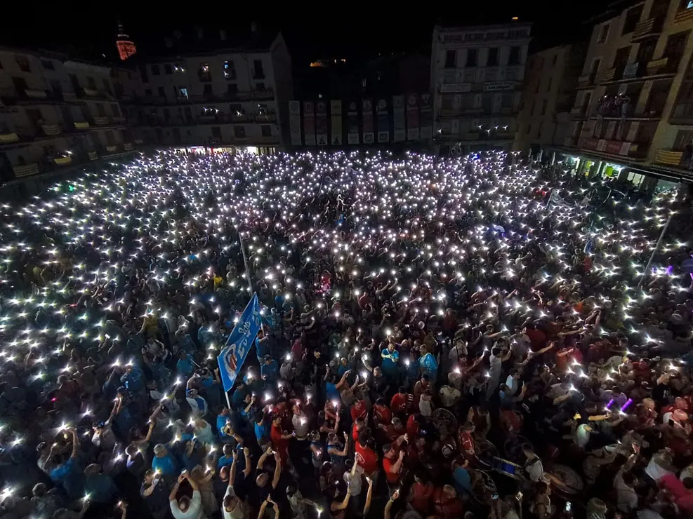 Final de las fiestas de San Roque en Calatayud