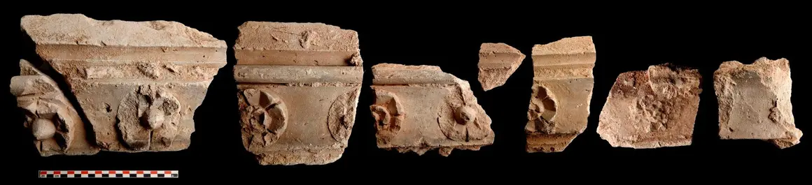 belchite-fragmentos-yeseria-sigloXIV-sinagoga-medieval-Autor de la composici&oacute;n L. Jagels