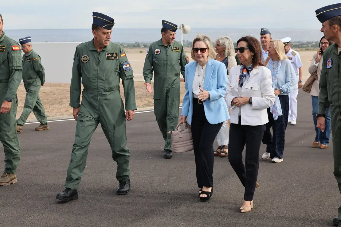 Todas las im&aacute;genes I Simulacro de evacuaci&oacute;n en Zaragoza con el Rey Felipe VI / Ministerio de Defensa