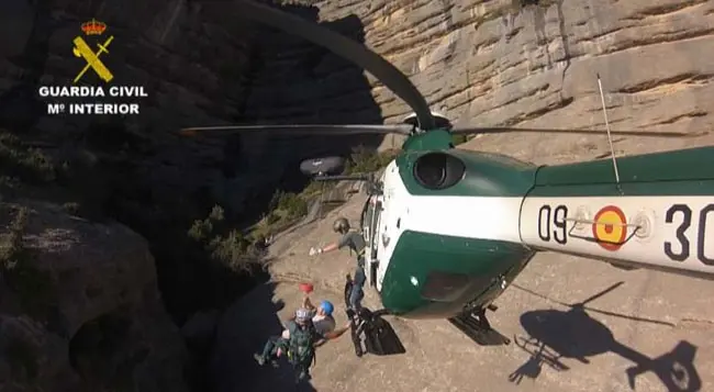 Rescate de la Guardia Civil en el Pirineo aragon&eacute;s - Ministerio del Interior
