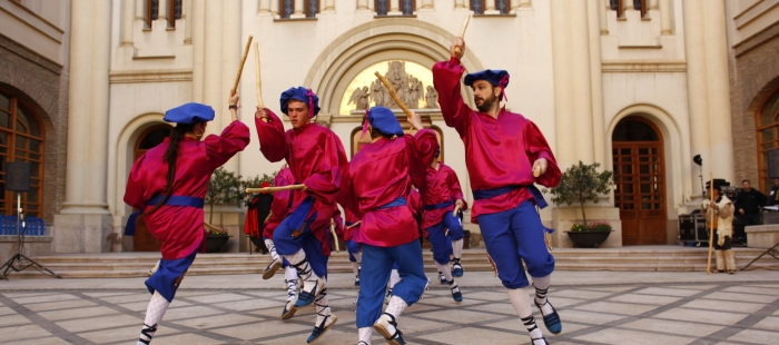 Dance de Leciñena, en los Patios del Pignatelli