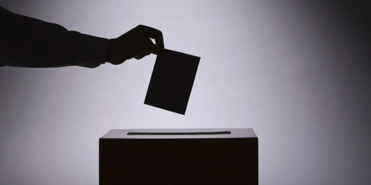 Persona votando.
