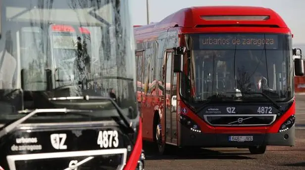 Autobuses urbanos de Zaragoza.