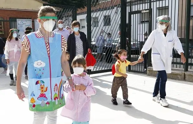 Un colegio de la comunidad aragonesa durante la pandemia de Covid / DGA