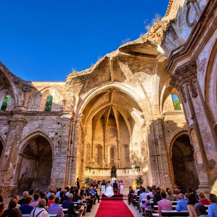 Una boda en el Monasterio de Piedra.