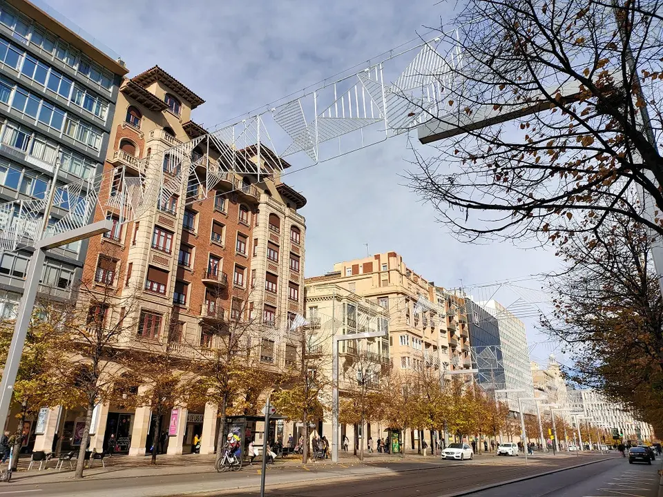 Paseo de la Independencia en Zaragoza.