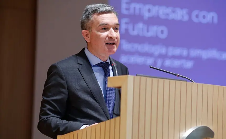 El Consejero Delegado de Ibercaja, V&iacute;ctor Iglesias.