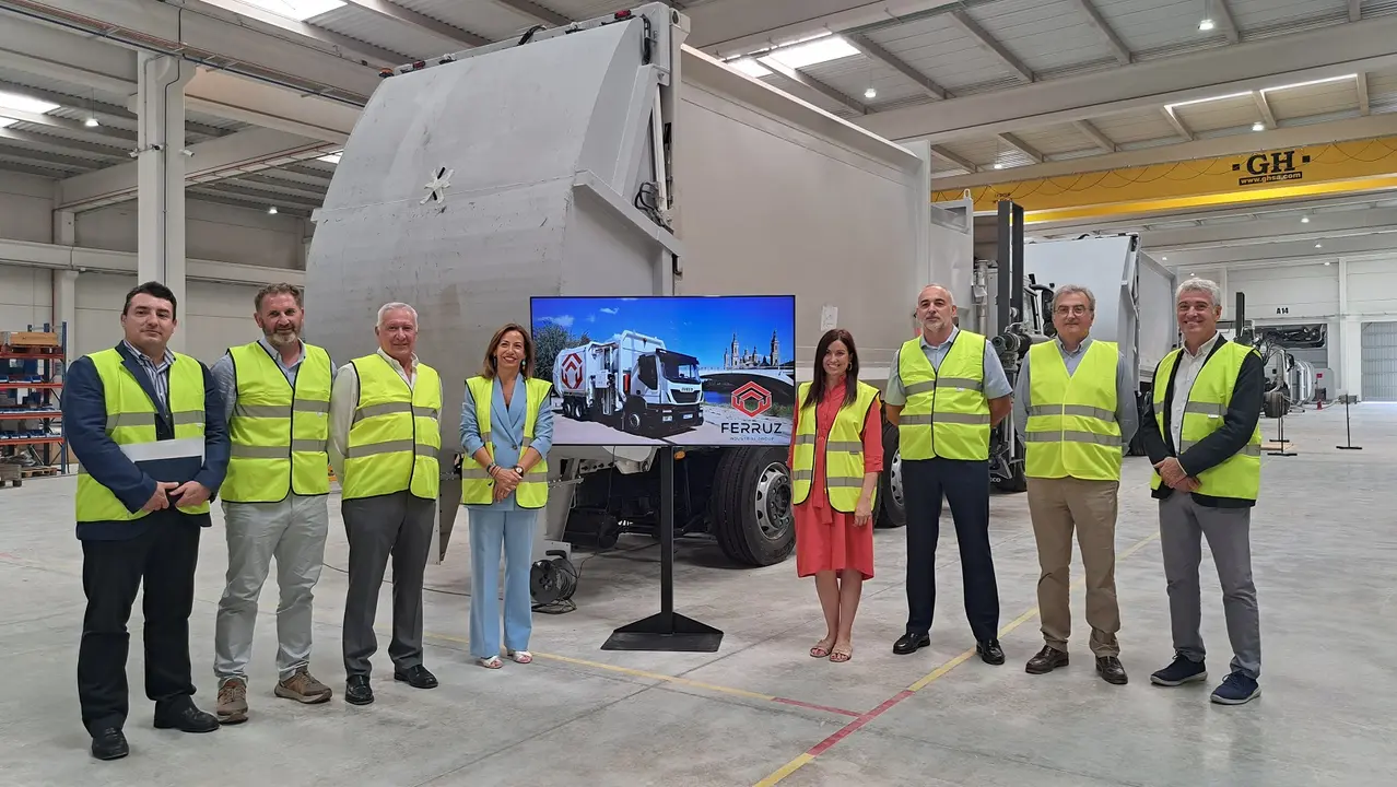Natalia Chueca ha visitado las instalaciones del Grupo Industrial Ferruz / HA
