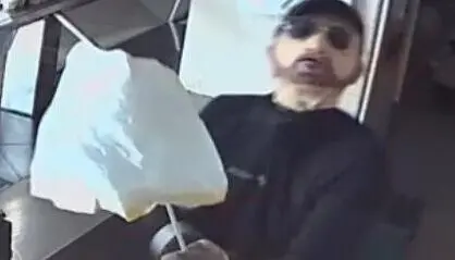 Imagen del presunto ladr&oacute;n de la carnicer&iacute;a grabada por una c&aacute;mara de seguridad /H.A.