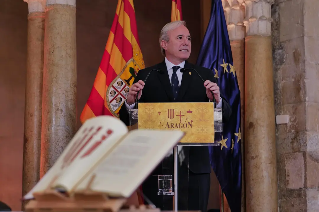 El presidente de Arag&oacute;n, en su toma de posesi&oacute;n / HA / Agencias