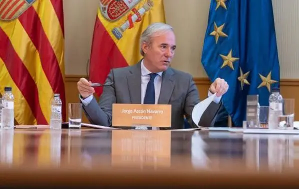 El presidente del Gobierno de Arag&oacute;n, Jorge Azc&oacute;n / Fabi&aacute;n Sim&oacute;n