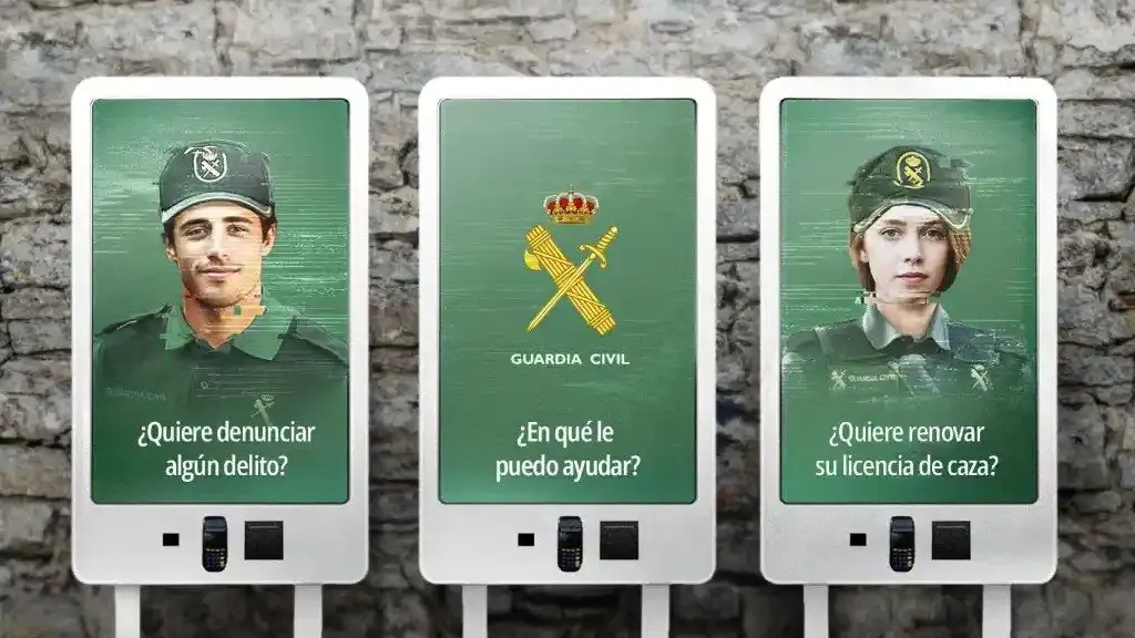 Imagen de lo que podr&iacute;an ser los avatares de guardias civiles de IA que quiere instalar la Direcci&oacute;n General de la Guardia Civil /IGC