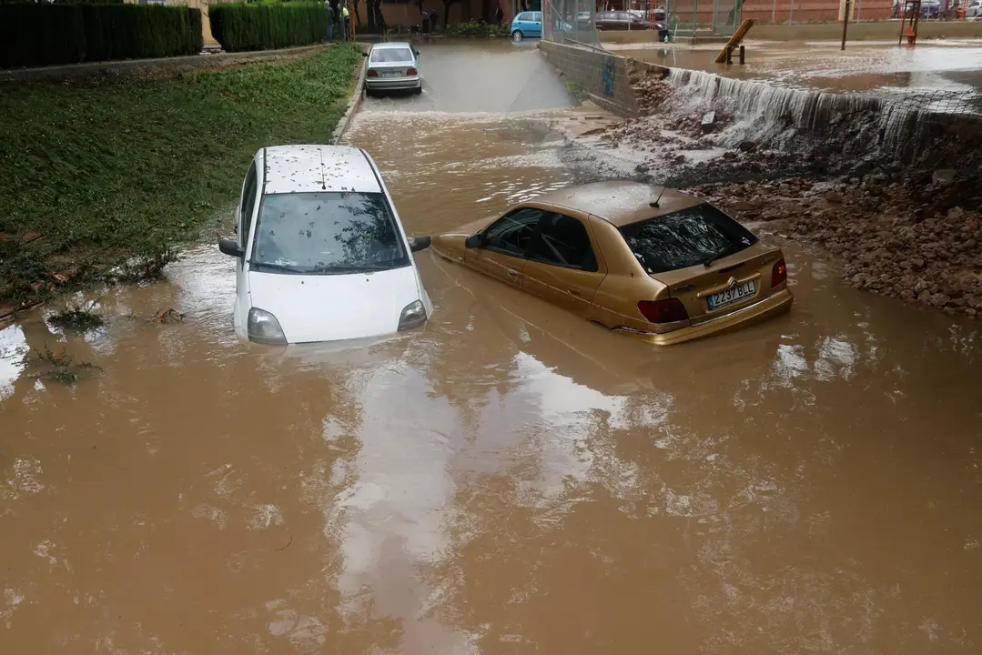 Una imagen de la DANA del a&ntilde;o 2025 que sacudi&oacute; zonas de Tarragona / EFE