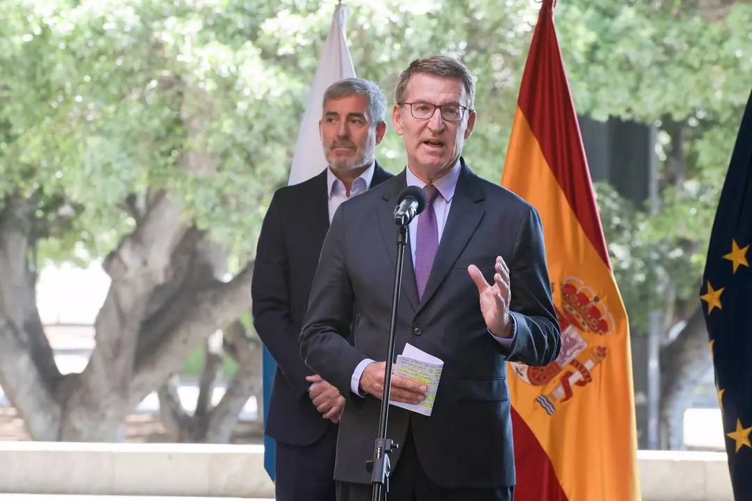 El presidente nacional del PP y candidato a la presidencia del Gobierno, Alberto N&uacute;&ntilde;ez Feij&oacute;o / EP