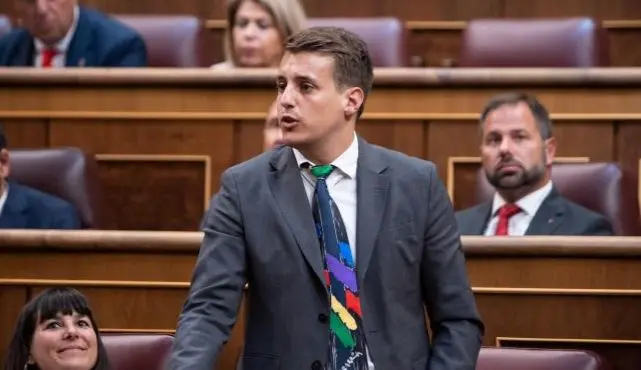 El diputado de Sumar por Chunta Aragonesista, Jorge Pueyo, cuyo idioma natal es el aragon&eacute;s / Europa Press
