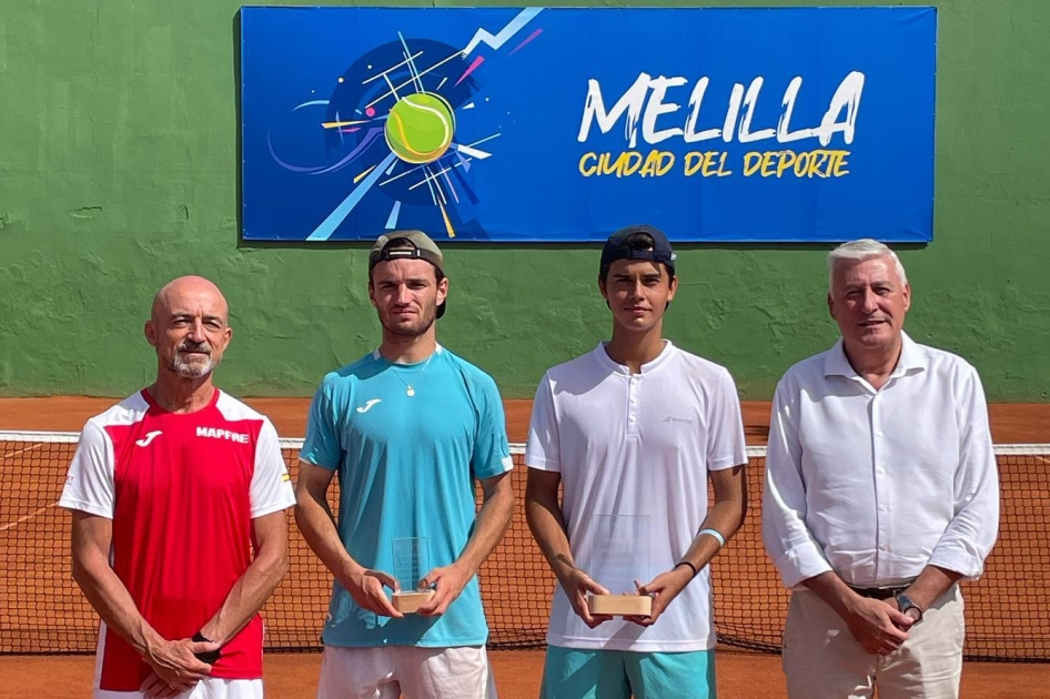 Alejo S&aacute;nchez Qu&iacute;lez tras la final de Melilla / ITF MELILLA