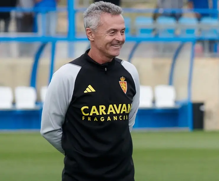 Fran Escrib&aacute; en la Ciudad Deportiva / TINO GIL-REAL ZARAGOZA