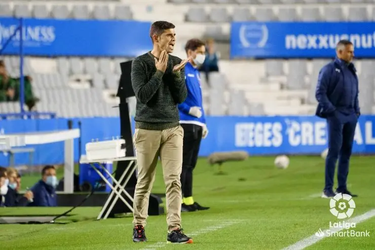 Antonio Hidalgo con el Sabadell / LFP