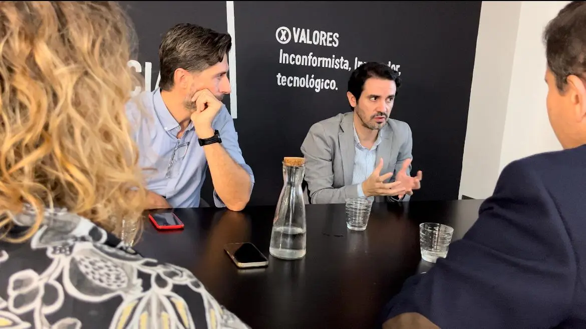 El debate organizado por HOY ARAG&Oacute;N con cuatro de las empresas m&aacute;s punteras en el sector de la sanidad digitalizada / Marcos Navarro