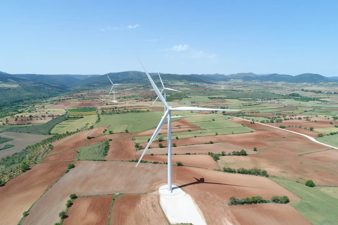 Parque e&oacute;lico en provincia de Teruel. Jes&uacute;s Ochoa
