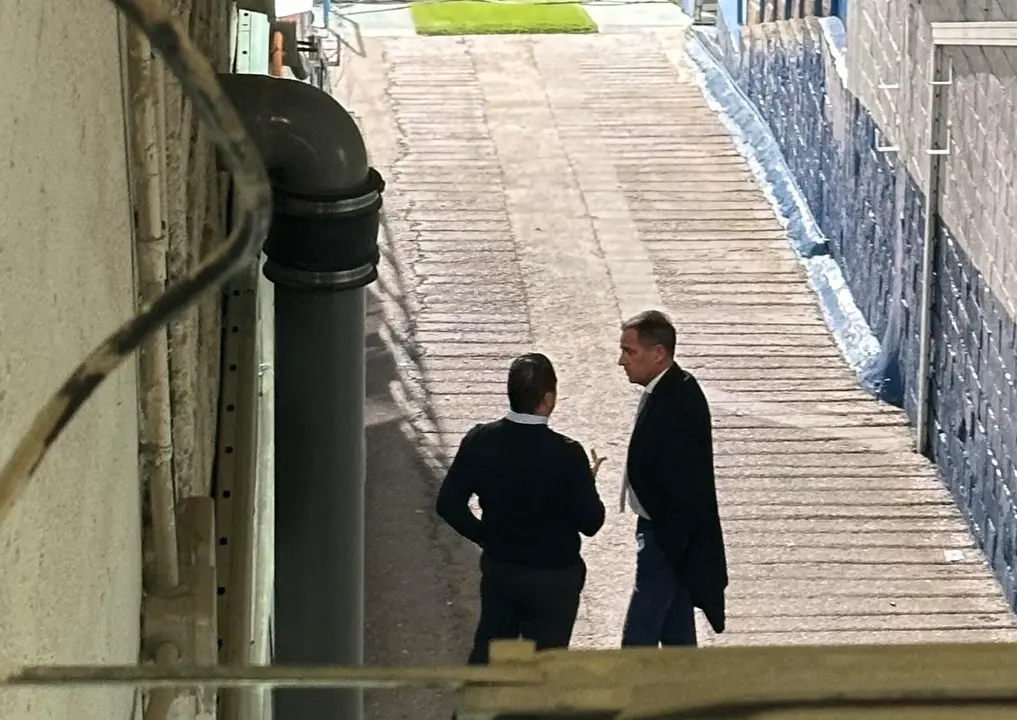 Cordero y Aguilar en La Romareda / HOY ARAG&Oacute;N