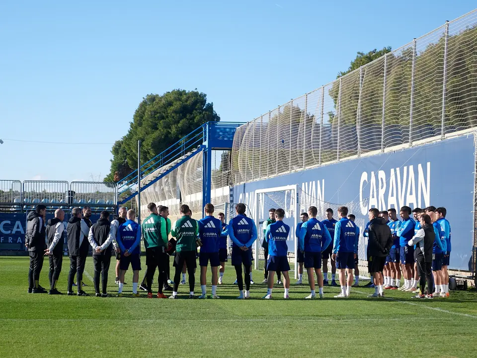 Entrenamiento del Real Zaragoza / REAL ZARAGOZA