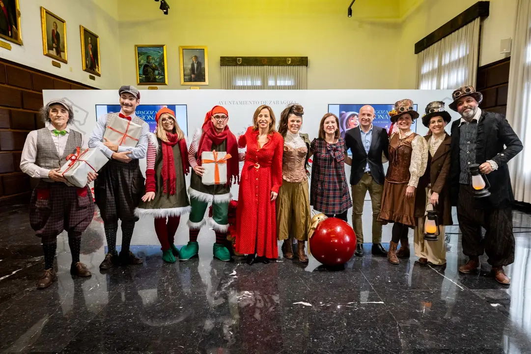 Presentaci&oacute;n de la Navidad con la alcaldesa Natalia Chueca. Imagen: Miguel G. Garc&iacute;a