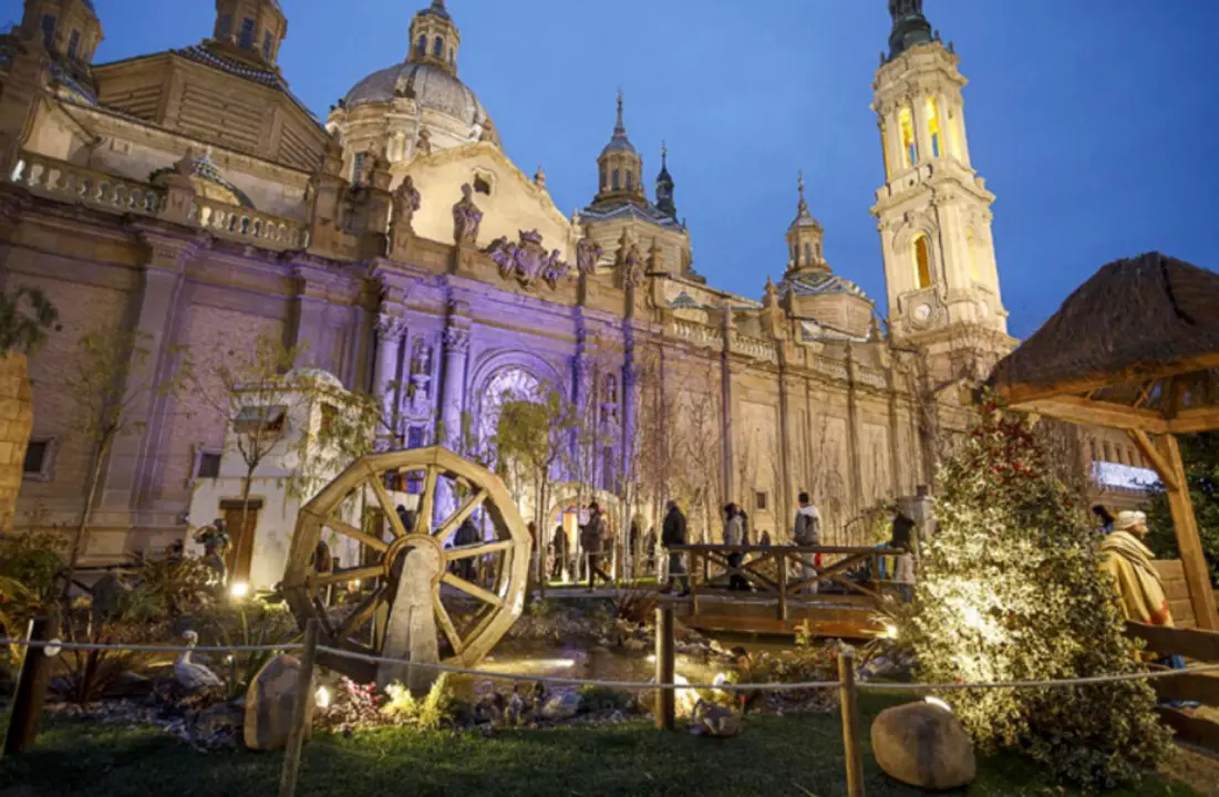 El Bel&eacute;n de Zaragoza es el m&aacute;s grande de Espa&ntilde;a