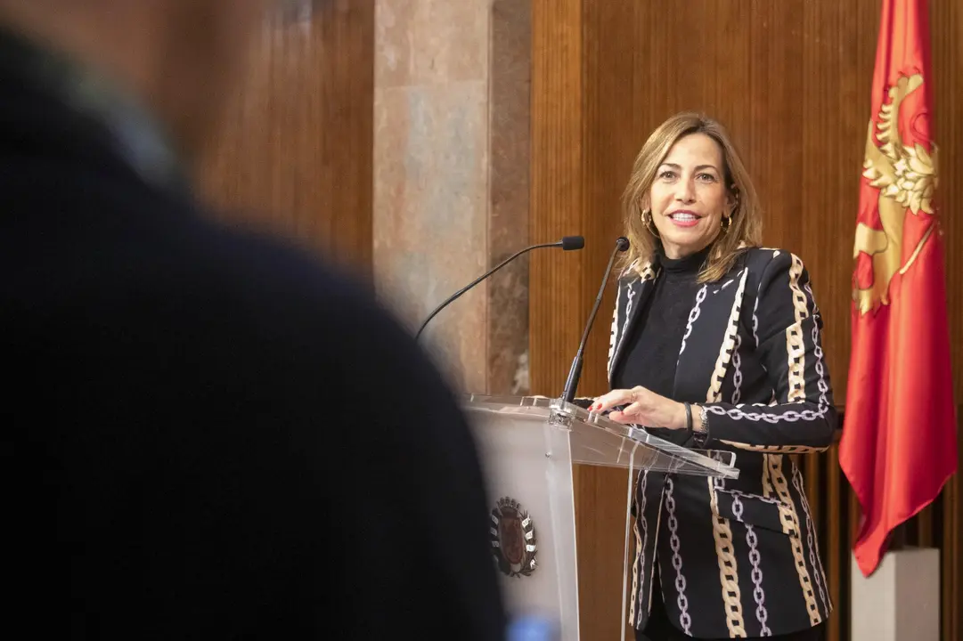 La alcaldesa de Zaragoza, Natalia Chueca. Imagen: Daniel Marcos