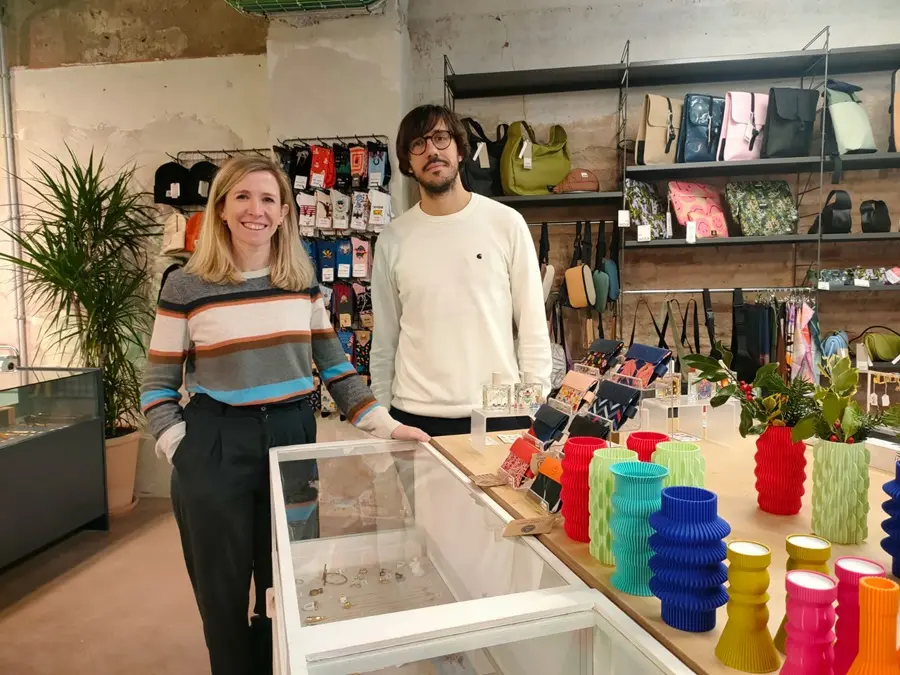 Javier Garc&iacute;a y Patricia Meler, en su reci&eacute;n estrenado local / Hoy Arag&oacute;n