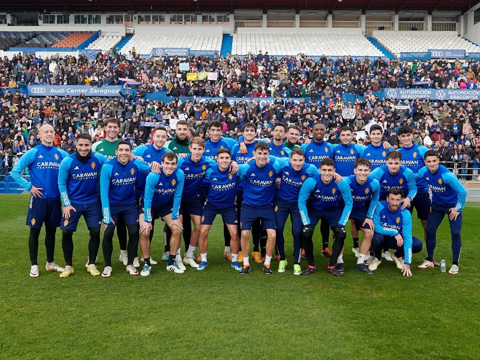 Entrenamiento del Real Zaragoza / REAL ZARAGOZA
