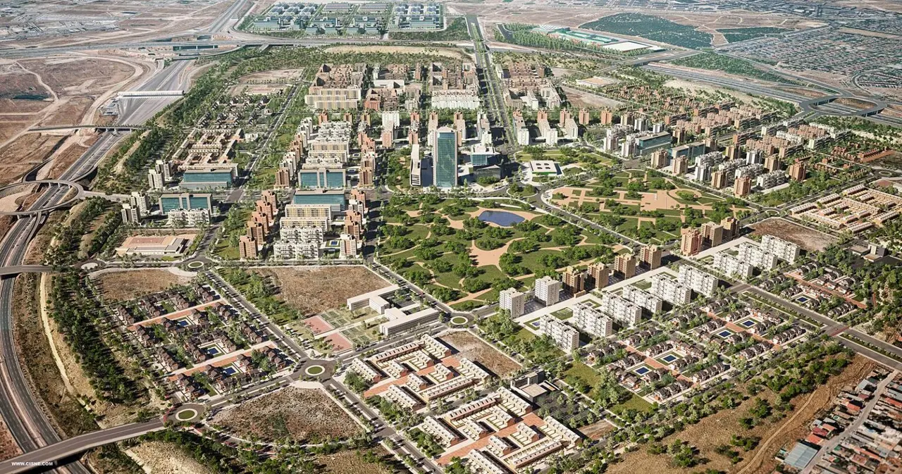 Imagen virtual de c&oacute;mo se ver&aacute; el barrio de El Ca&ntilde;averal una vez est&eacute; terminado